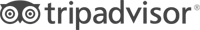 Logo for Tripadvisor featuring stylized owl eyes and the name "tripadvisor" in lowercase letters, adding a travel-related theme.